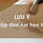 Mẫu Đơn Xin Học Tiếng Anh Tăng Cường